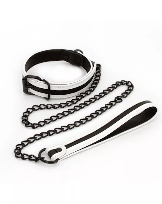 Glo Bondage Collar And Leash