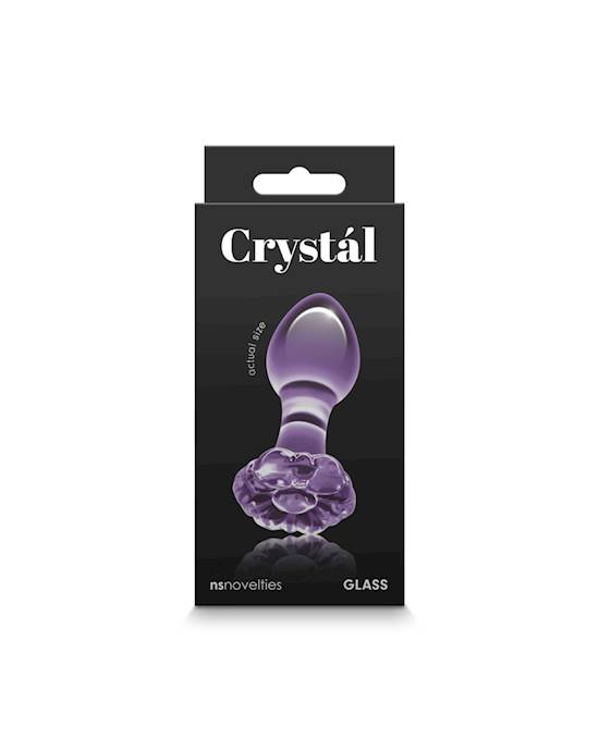 Crystal Flower Butt Plug 