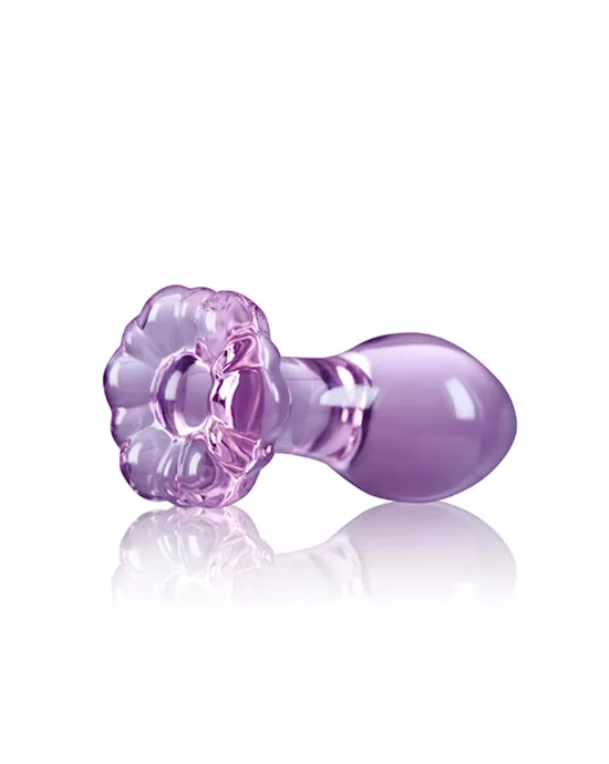 Crystal Flower Butt Plug