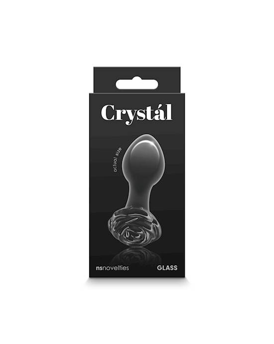 Crystal Rose Butt Plug 