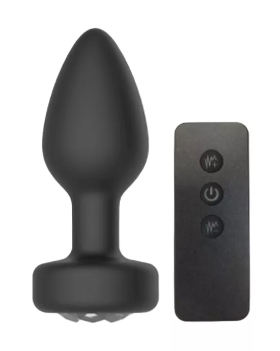 Dizzy Diamond Remote Controlled Vibrating Butt Plug