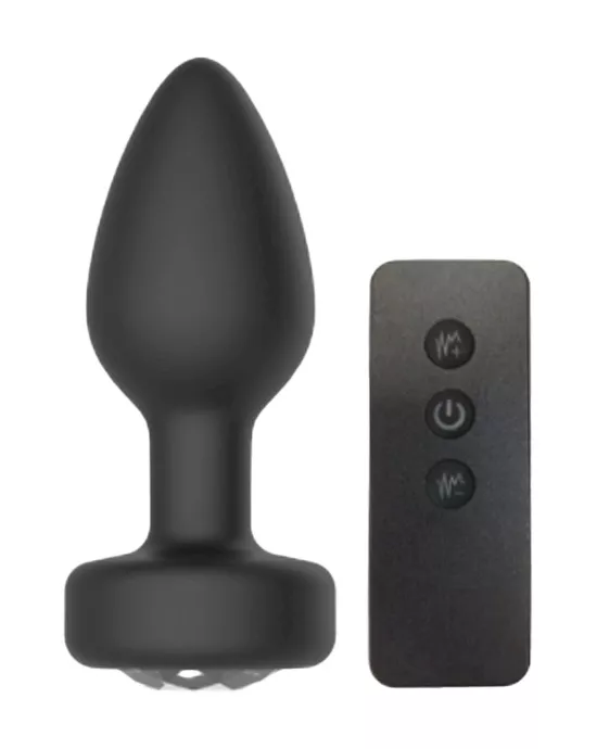 Dizzy Diamond Remote Controlled Vibrating Butt Plug