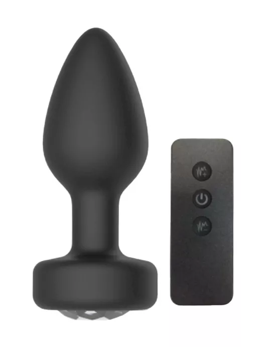Dizzy Diamond Remote Controlled Vibrating Butt Plug