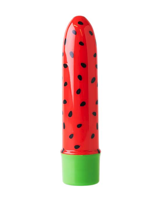 Joya Pattern Bullet Vibrator - Watermelon