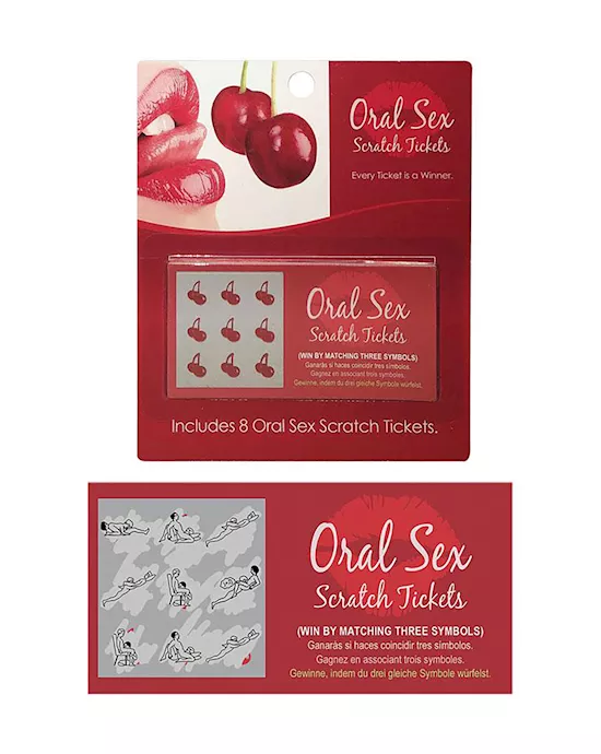 Oral Sex Scratch Tickets