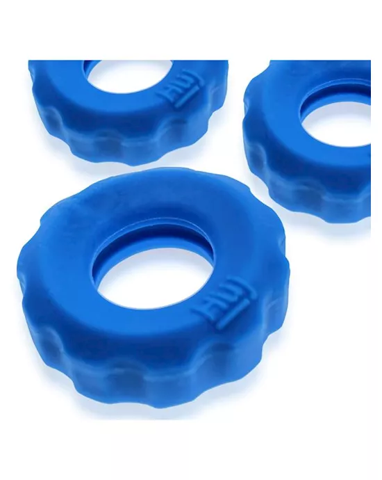 Super Huj 3Pack Cockrings Teal Ice
