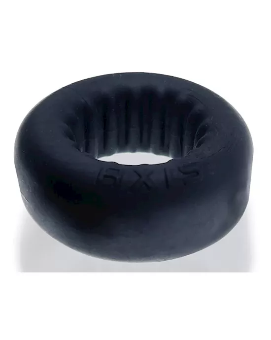 Axis Rib Griphold Cockring Black Ice