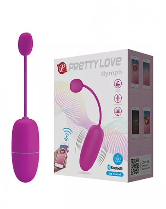 Pretty Love Nymph Appenabled Egg  Fuchsia