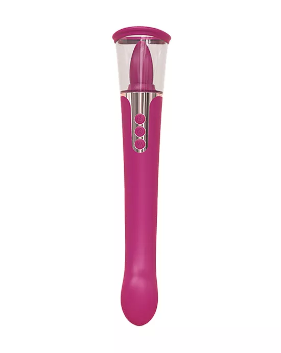 Triple Threat Pussy Pump and Licking Vibrator