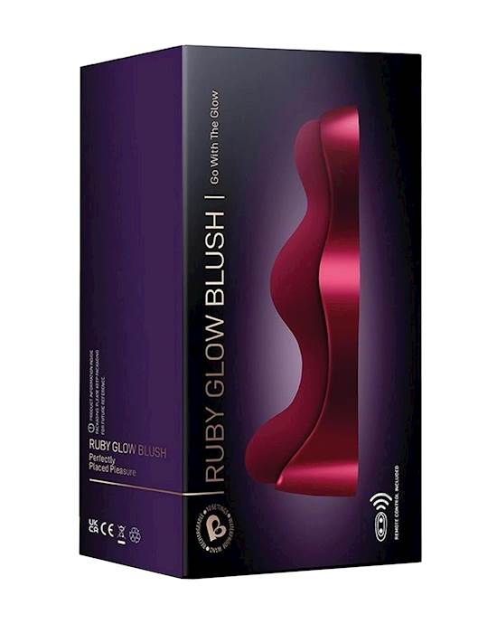 Rocks Off Ruby Glow Blush Dual Vibrator