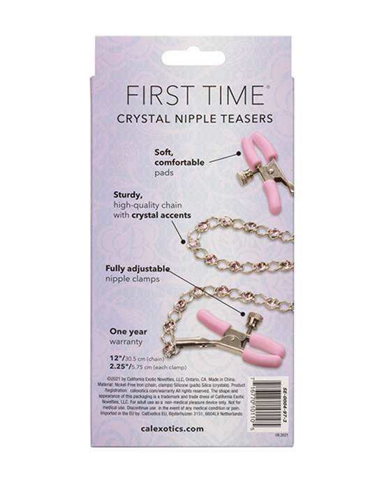 First Time Crystal Nipple Teasers Pink