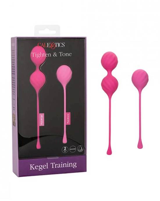 Kegel Training 2pc Set Pink