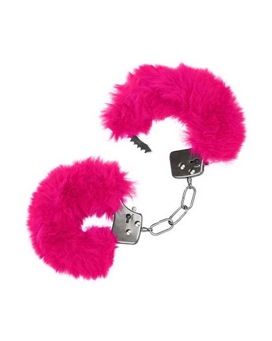 Ultra Fluffy Furry Cuffs Pink