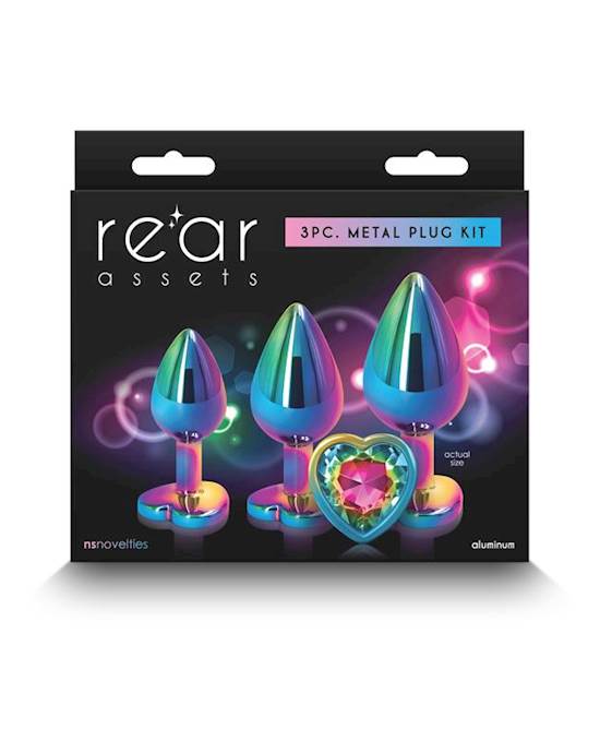 Rear Assets Trainer Kit Multicolor Rainbow Heart