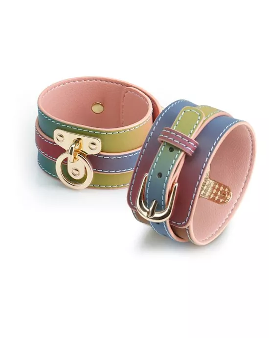 Spectra Bondage Ankle cuff Rainbow