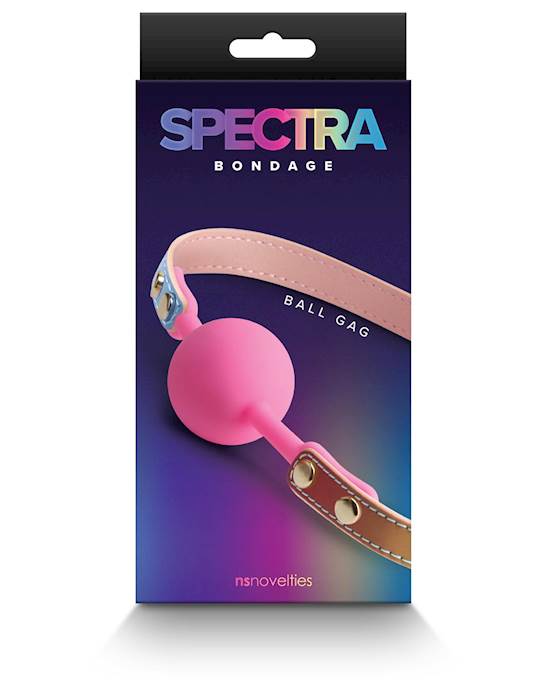 Spectra Bondage Ballgag Rainbow