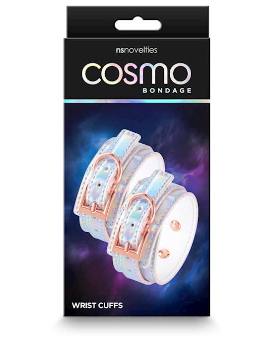 Cosmo Bondage Wrist Cuffs Rainbow