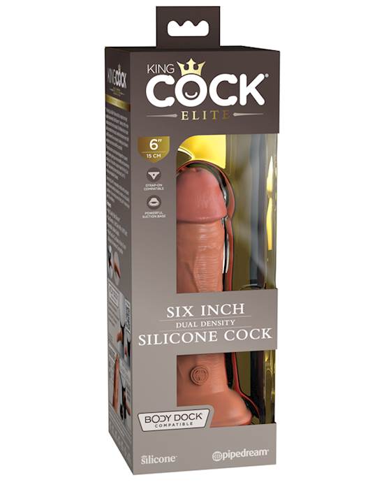 King Cock Elite Dual Density Silicone Dildo