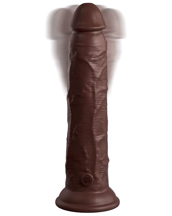 King Cock Elite Dual Density Vibe Silicone Dildo With Remote