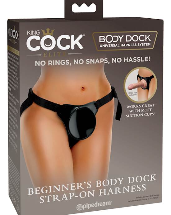 King Cock Elite Beginner's Body Dock Strap-on Harness
