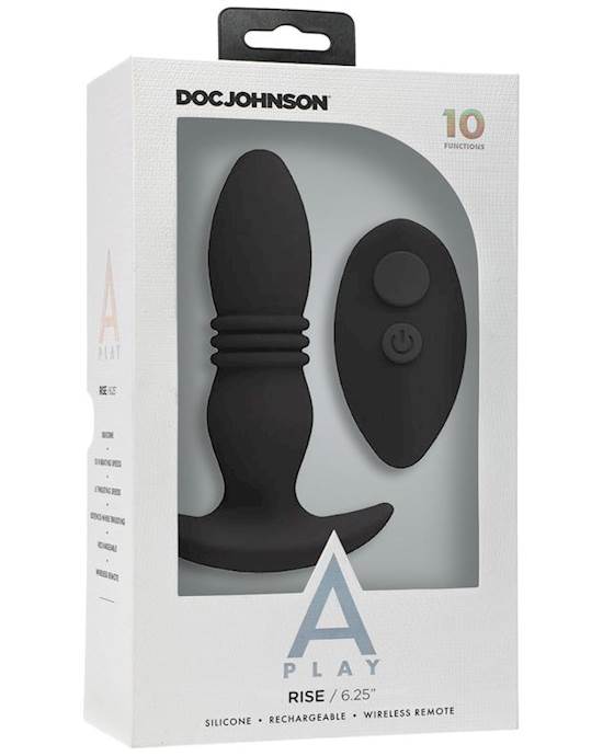 A-play Rise Rechargeable Silicone Anal Plug With Remote