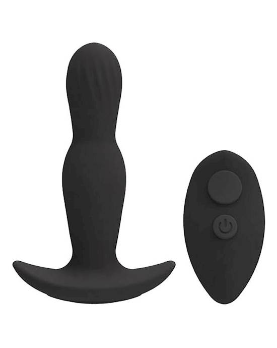 APlay EXPANDER Rechargeable Silicone Anal Plug with Remote Black