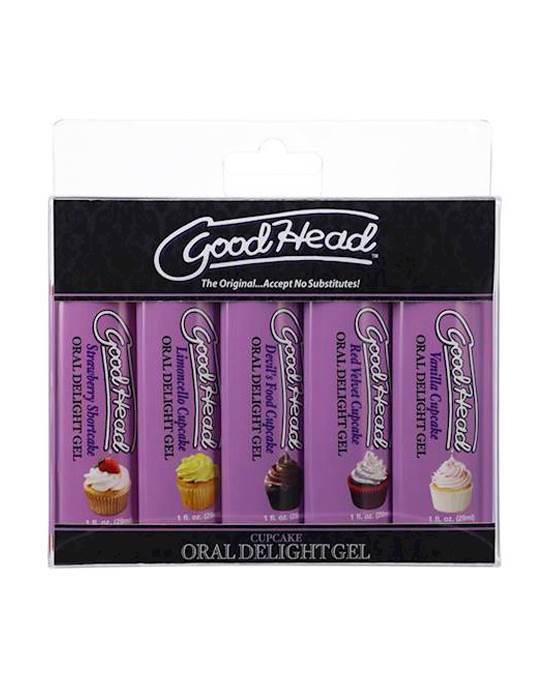 Goodhead Oral Delight Gel - Cupcakes - 5 Pack