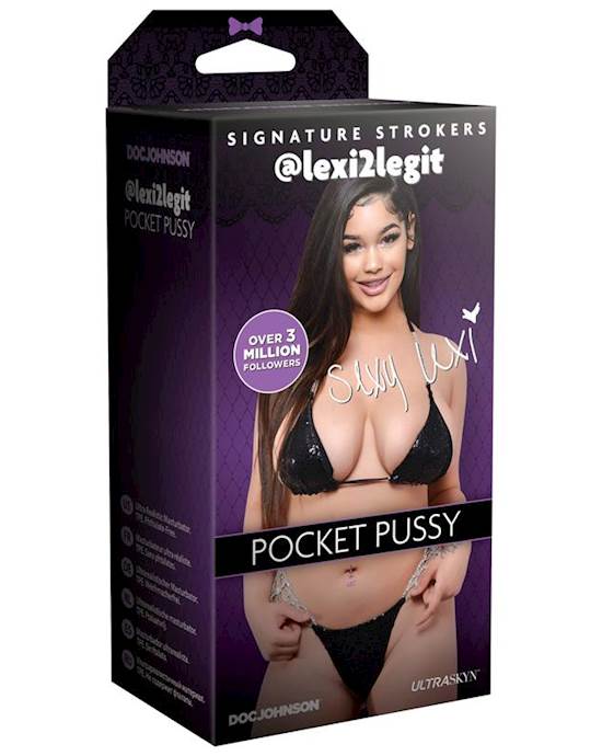 Signature Strokers Girls Of Social Media Lexi2legit Ultraskyn Pocket Pussy