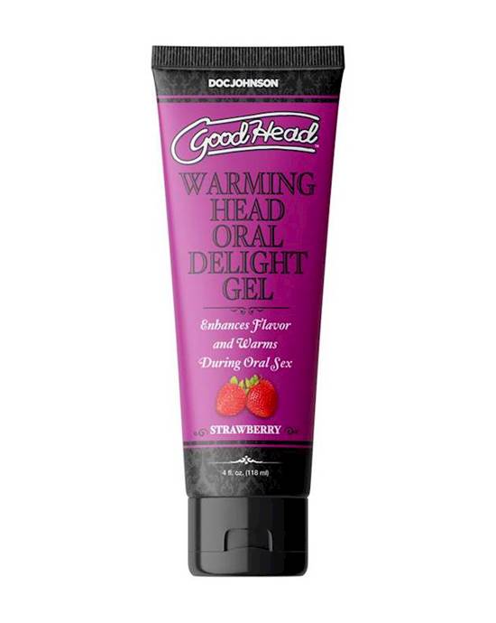 GoodHead Warming Head Oral Delight Gel Strawberry 4 fl oz