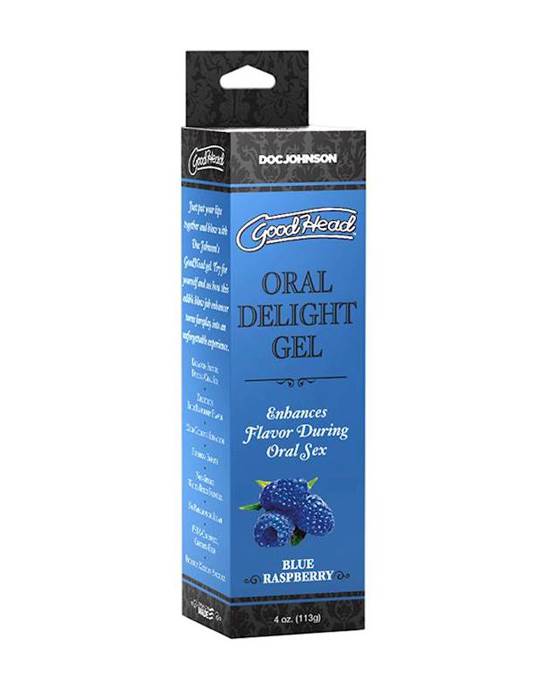 Goodhead Oral Delight Gel Blue Raspberry 4 Oz