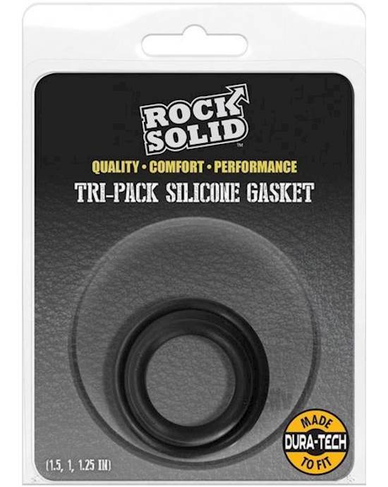 Rock Solid Tri Pk Silicone Gasket Black