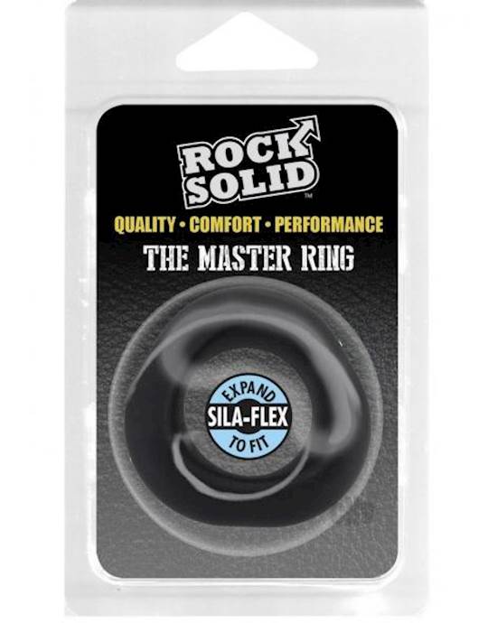 Rock Solid The Master Ring Black