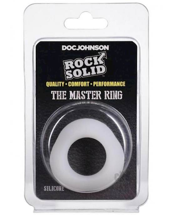 Rock Solid The Master Ring White