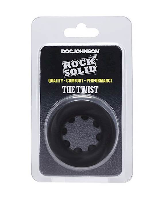 Rock Solid The Twist Silicone Cock Ring
