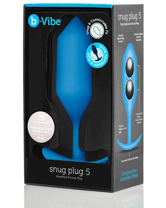 B-vibe Snug Plug 5 Blue