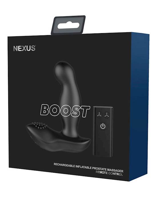 Boost Prostate Massager With Inflatable Tip