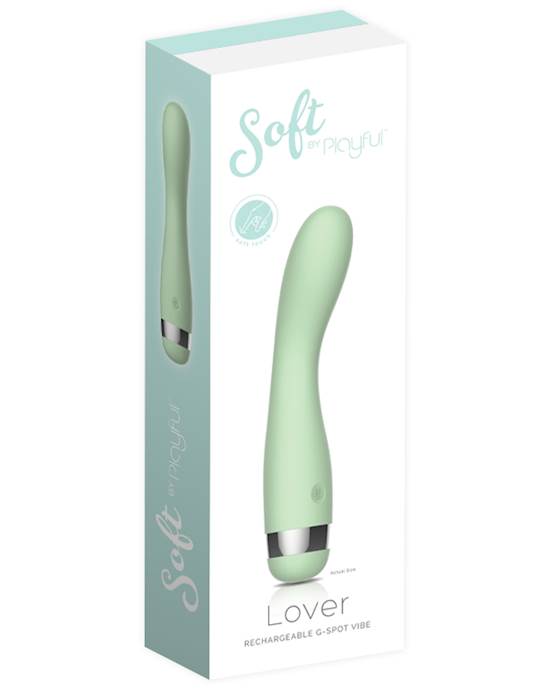 Soft By Playful Lover Rechargeable G-spot Vibrator Mint