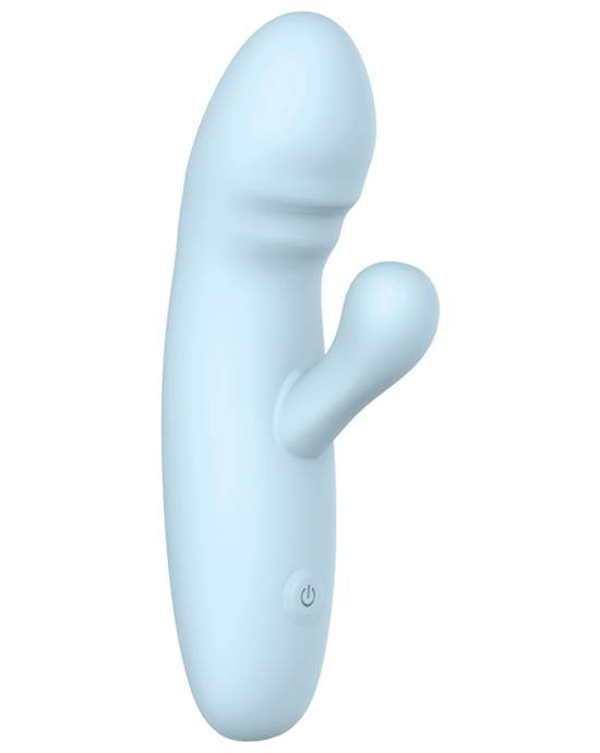 Soft by Playful Amore Rechargeable Rabbit Vibrator Blue