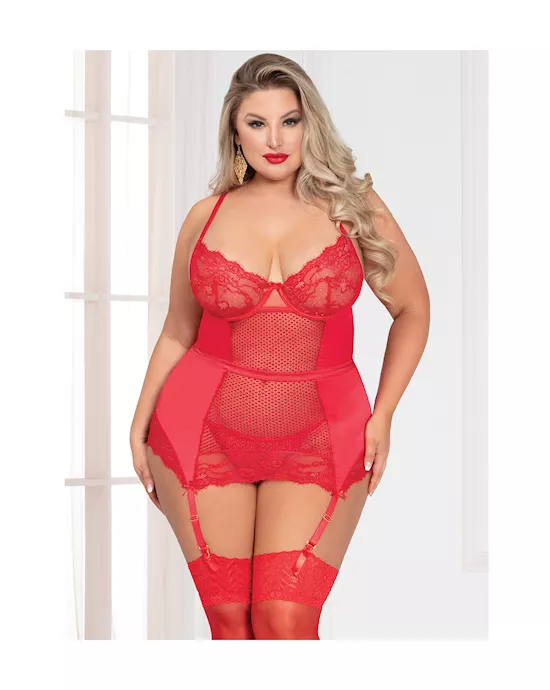 Mesh Teddy PeekaBow