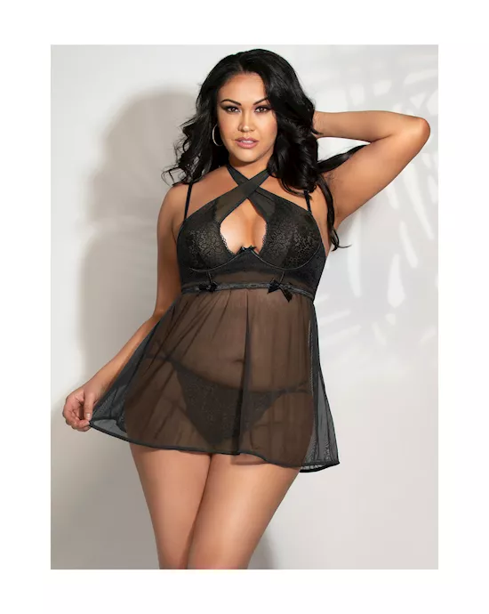 Drama Queen 2Piece Babydoll Set
