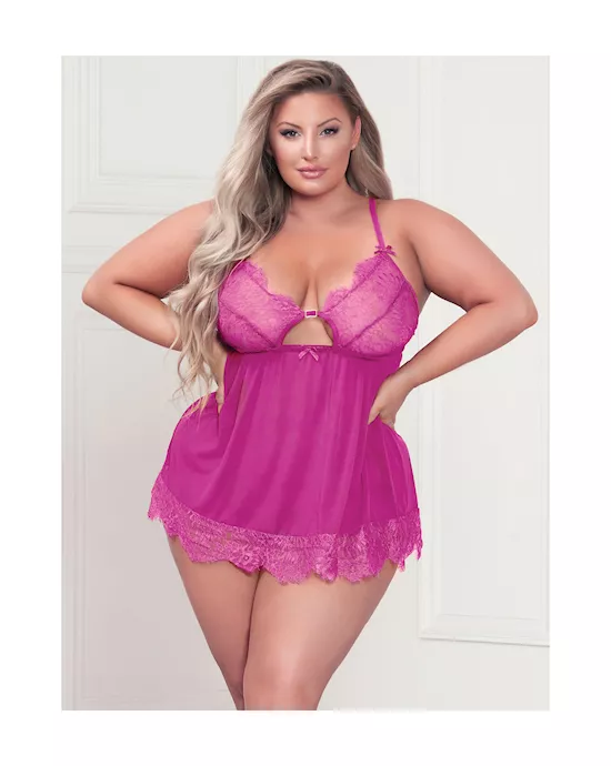 Sweet Temptation 2Piece Babydoll Set
