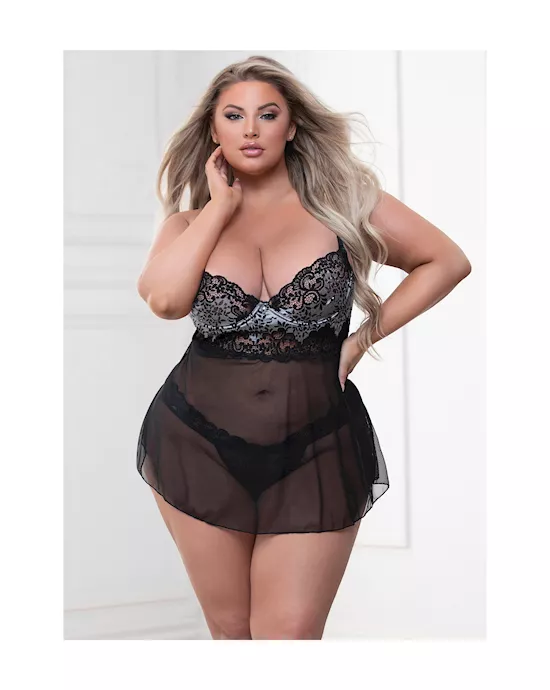 Lucky Lover 2Piece Babydoll Set