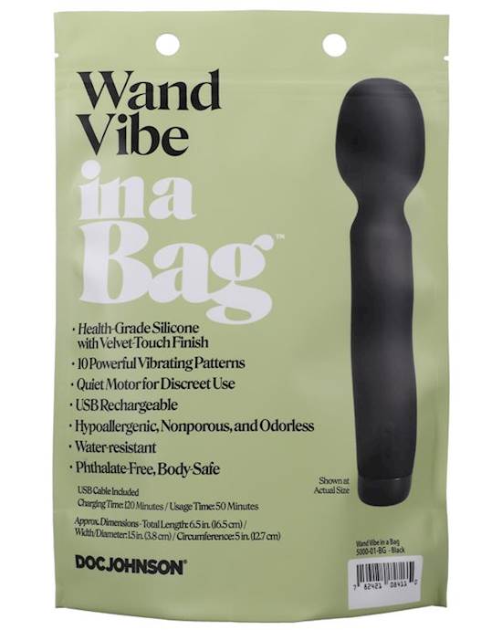 Wand Vibe In A Bag Black