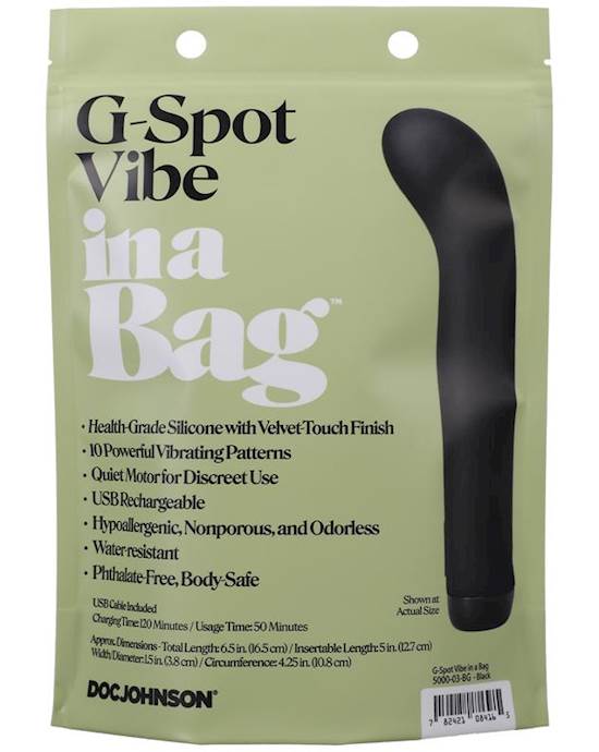G-spot Vibe In A Bag Black