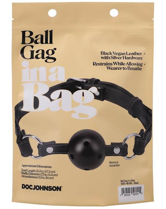 Ball Gag In A Bag Black