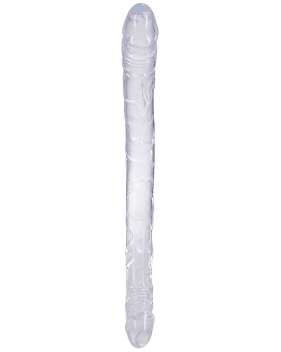 Double Dong In A Bag 13 Inch Clear