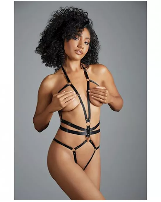 Adore Izabel Open Teddy Wdual Waist Black Os