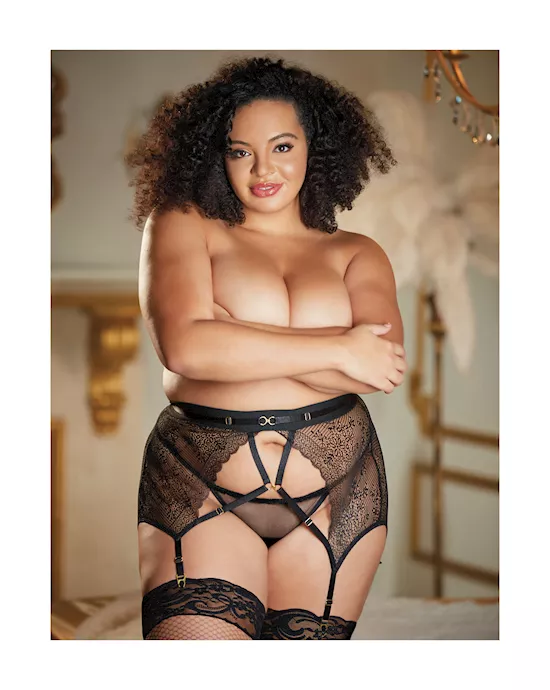 Allure Charissa Garter and GString Set