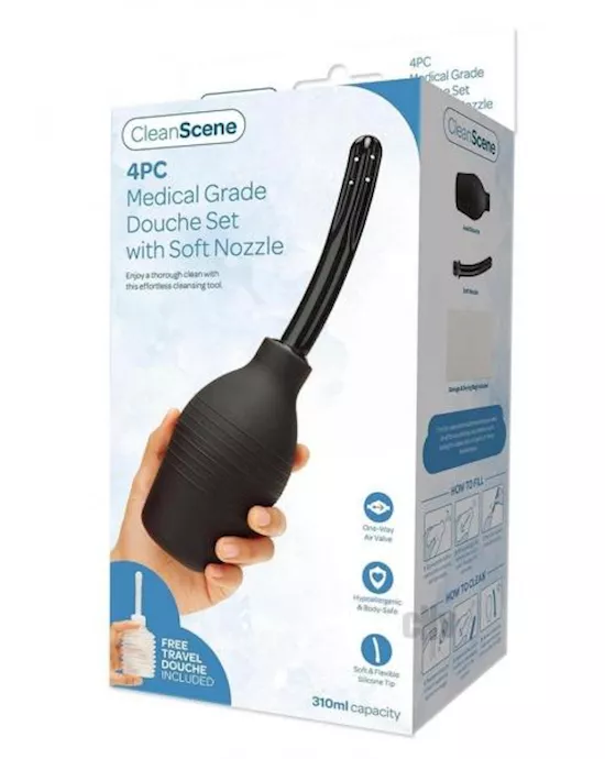 Cleanscene Medical Grade Douche Set 4pc