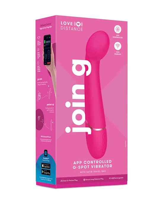 Love Distance Join G Vibrator Pink